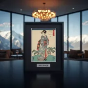 Аренда Картина Китагава Утамаро № 11 на площадке Rosa Peak (2320м) — ART SPACE