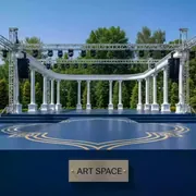Аренда Сцена разборная для выступлений 14х10 в санатории «Русь» — ART SPACE