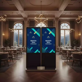 Аренда Панель профессиональная двусторонняя Lumien High Brightness 55 в ресторане «Высота 5642» — ART SPACE
