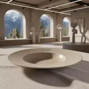 Аренда Тарелка Porland бежевая для пасты 31 см в Rixos Krasnaya Polyana — ART SPACE