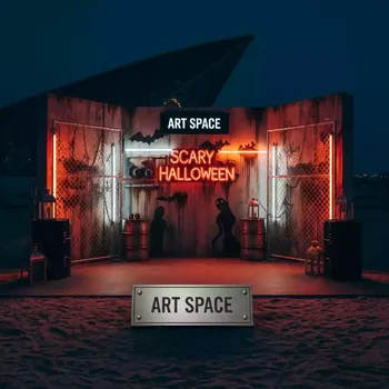 Аренда Фотозона Страшный Хэллоуин на пляже «Мандарин» — ART SPACE