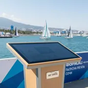 Аренда Интерактивная трибуна AnTouch AMT1078 на парусной регате (Сочи) — ART SPACE