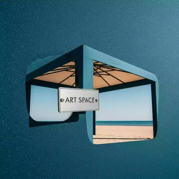 Аренда Зонт профессиональный 3х3 м Lipari на пляже «Ривьера» — ART SPACE