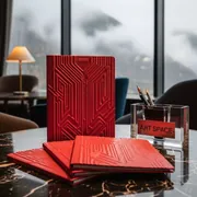 Аренда Обложки для переплета пластиковые рифленые ПП A4 40 мм красные в Golden Tulip Rosa Khutor — ART SPACE