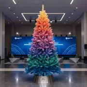 Аренда Ель искусственная в стиле Радуга в Cosmos Sochi Hotel — ART SPACE