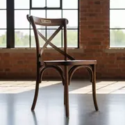 Аренда Стул Кроссбэк венге градиент в ресторане «Сыроварня» — ART SPACE