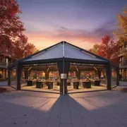 Аренда Шатер гексагональный 260 м² в Karat Resort — ART SPACE
