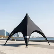 Аренда Тент Kite 4х4 м черный на Имеретинской набережной — ART SPACE