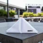 Аренда Салфетка белая сатиновая 45х45 см в Swissôtel Resort Sochi Kamelia — ART SPACE