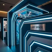 Аренда Фотозона голубой огонек в Cosmos Sochi Hotel — ART SPACE