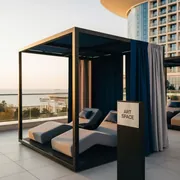 Аренда Шатер с лежаками и навесом Oyku в Imeretinskiy Hotel — ART SPACE
