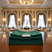 Аренда Салфетка темно зеленая профессиональная в Rixos Krasnaya Polyana — ART SPACE