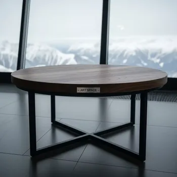Аренда Столик журнальный Lemosab major орех матовый черный в Skypark Sochi — ART SPACE