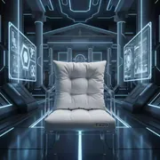 Аренда Подушка Кьявари белый бархат в Зимнем театре — ART SPACE