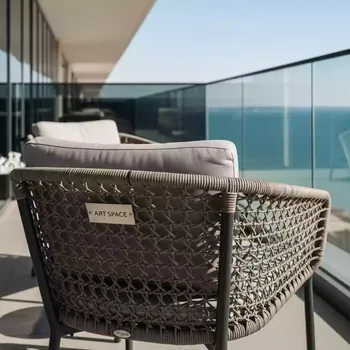 Аренда Кресло Monaco Lounge пластиковое плетеное с подушками в отеле Hyatt Regency Sochi — ART SPACE
