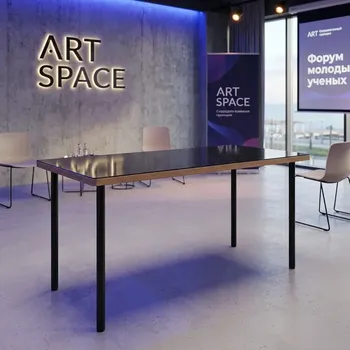 Аренда черного стола Mid Black в Сочи — ART SPACE
