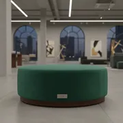 Аренда Пуф emerald round Shape в МФК «Горный» — ART SPACE