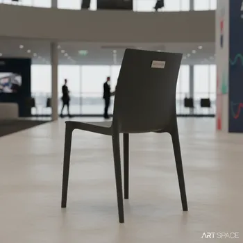 Аренда Кресло пластиковое темно серое Portofino на теплоходе «Дагомыс» — ART SPACE