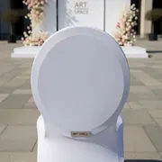 Аренда Чехол на стул с овальной спинкой белый на Медальной площади — ART SPACE