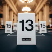 Аренда Номера для столов белые в усадьбе Голицына — ART SPACE