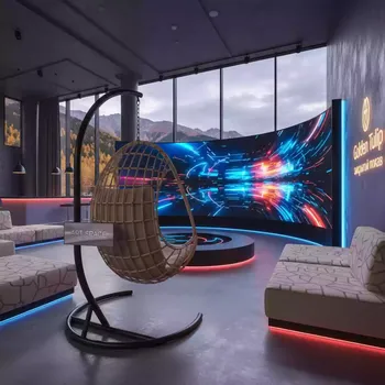 Аренда Подвесное кресло из искусственного ротанга МД 1028 бежевое в Golden Tulip Rosa Khutor — ART SPACE