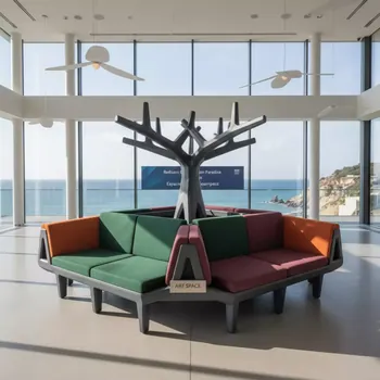 Аренда Диван пластиковый Komodo 2 с подушками в Radisson Collection Paradise — ART SPACE