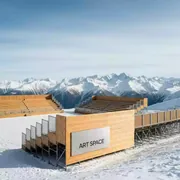 Аренда Установка трибун в поле на площадке Rosa Peak (2320м) — ART SPACE