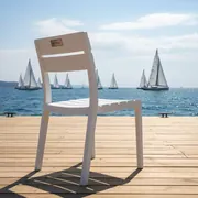 Аренда Стул Terje складной белый на парусной регате (Сочи) — ART SPACE