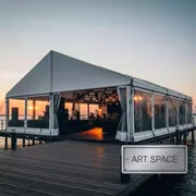 Аренда Шатер двускатный 25х15 в ресторане «Паруса» — ART SPACE