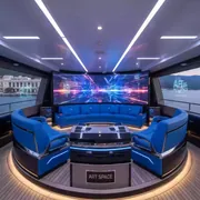 Аренда Комплекс проекционный Творческая студия для анимации на VIP теплоходе (Морпорт Сочи) — ART SPACE