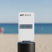 Аренда Наклейка самоклеющаяся UltraCard CR 80 82266 белая на пляже «Ривьера» — ART SPACE