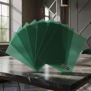 Аренда Обложки для переплета пластиковые зеленые Lamirel Transparent A4 150 мкм в Omega Sirius — ART SPACE