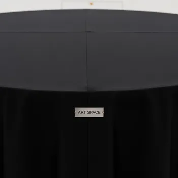 Аренда Скатерть круглая 3,2 м черная на VIP теплоходе (Морпорт Сочи) — ART SPACE