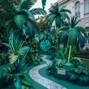 Аренда Фотозона Оптические иллюзии джунгли на вилле «Анна» — ART SPACE