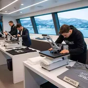 Аренда Нанесение термонаклеек мастер класс на VIP теплоходе (Морпорт Сочи) — ART SPACE