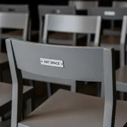 Аренда Стулья деревянные серые в ресторане «Паруса» — ART SPACE