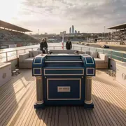 Аренда Ламинатор рулонный автоматический Sunfung SF 540A на VIP теплоходе (Морпорт Сочи) — ART SPACE