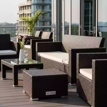 Аренда Мебельная группа плетеная соломенная Эспрессо 80 L в Novotel Resort — ART SPACE