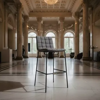 Аренда Стул Terra Bar Square серый в санатории «Металлург» — ART SPACE