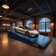 Аренда Автоподиум наклонный 6х3 в ресторане «Баран-Рапан» — ART SPACE
