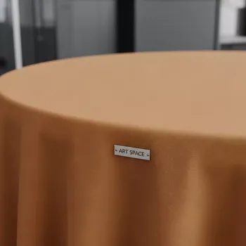 Аренда Скатерть круглая Pantone 729 карамельная в комплексе «Дагомыс» — ART SPACE