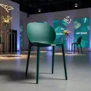 Аренда Стул полубарный пластиковый Lisa Technopolymer Go Green в санатории «Металлург» — ART SPACE