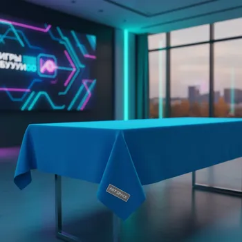 Аренда Скатерть прямоугольная 1,5х2,5 м голубая проф в Radisson Blu Resort & Congress Centre — ART SPACE