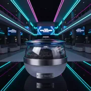 Аренда Икорница с крышкой и емкостью для льда 180 мл в комплексе Sea Galaxy — ART SPACE