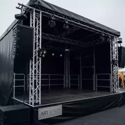 Аренда Сцена односкатная 8х6 черная в Alpha Sirius — ART SPACE