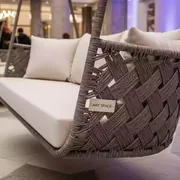 Аренда Диван качели плетеный с подушками Tibidabo в Karat Resort — ART SPACE