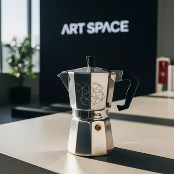 Аренда Кофеварка гейзерная Ghiri Gori Platino на 2 порции деколь в Red Arena — ART SPACE