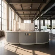 Аренда Сторресепшн эклипс тройной в Керлинговом центре «Ледяной куб» — ART SPACE