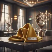 Аренда Салфетка бархатная желтая в отеле Radisson Lazurnaya — ART SPACE