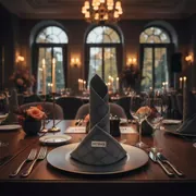 Аренда Салфетка банкетная графит в ресторане «Brunello» — ART SPACE